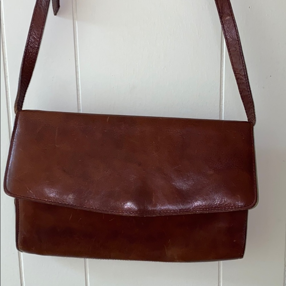 Brown leather Georgetown Leather Design bag